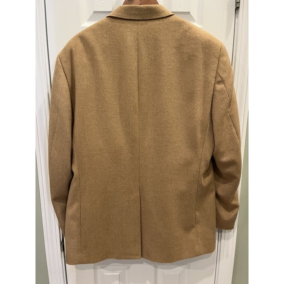 Bill Blass Men's Size 44R 100% Camel Hair Wool Sports Coat Blazer B1002 - Picture 2 of 9